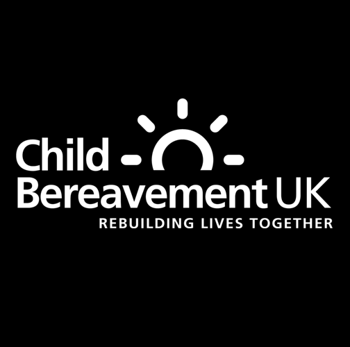 Support for bereaved young people (Child Bereavement UK) logo