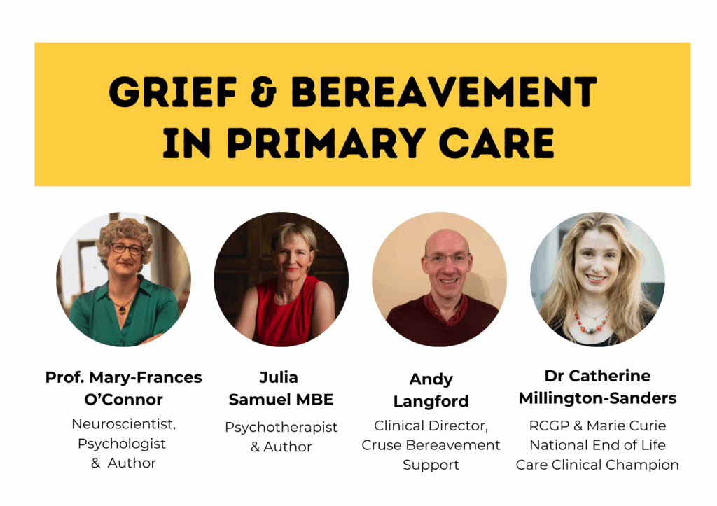 Grief and Bereavement in Primary Care. See below for more!